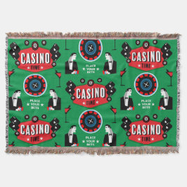 Cobertor Casino Gambling Poker Roulette