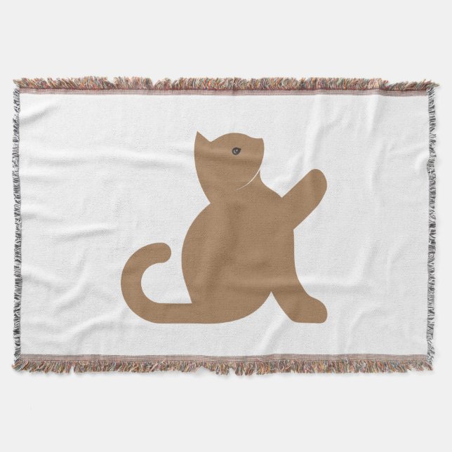 Cobertor Cat Says Hello (Frente)