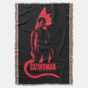 Cobertor CatWomen Selina Kyle Cat Silhouette