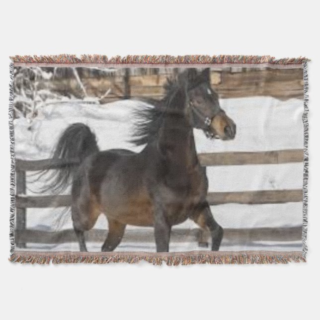 Cobertor Cavalo de inverno Sherpa Blanket (Frente)
