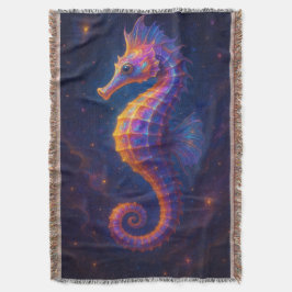 Cobertor Cavalo-marinho cósmico