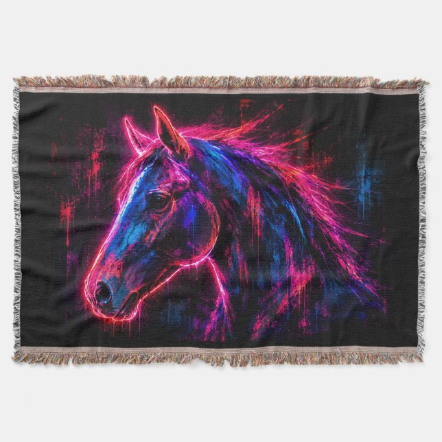 Cobertor Cavalo Neon (Frente)
