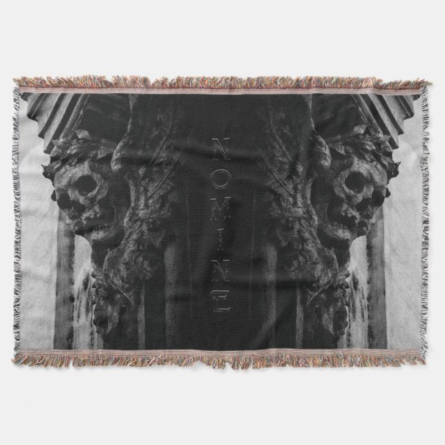 Cobertor Caveira das Asas Pedras (Frente)