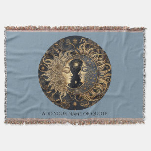 Cobertor Célestial Sun Moon - Cotação Personalizada Azul