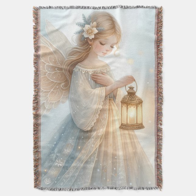 Cobertor Celestial Winter Angel Lantern of Comfort (Frente Vertical)