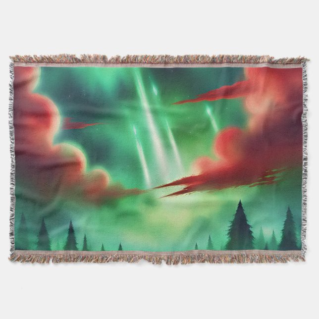 Cobertor céu verde (Frente)