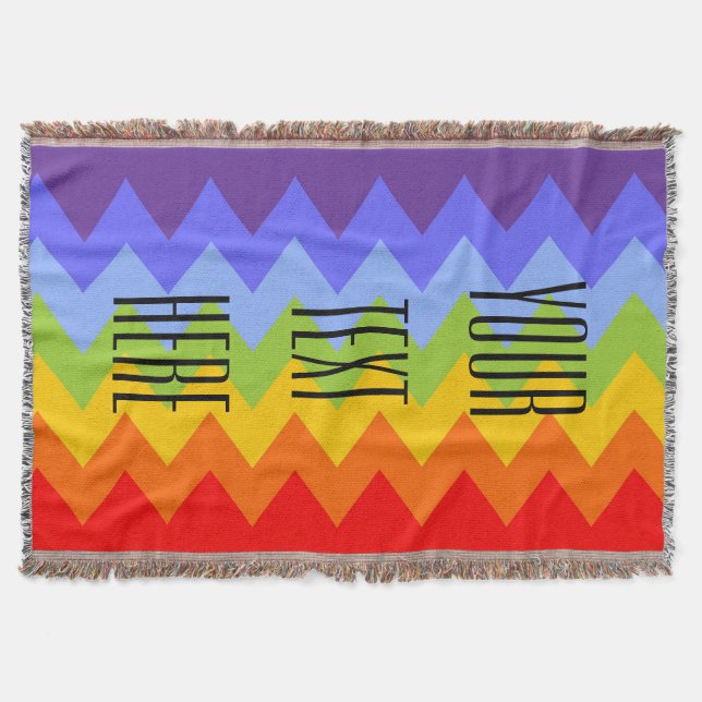 Cobertor Chakras Colors II + texto (Frente)