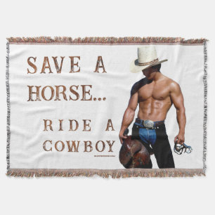 Cobertor Chapéu de cowboy de palha save horse ride da Slipp