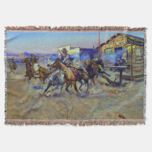 Cobertor Charles Marion Russell Fumaça de um .45 1908