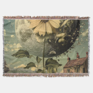 Cobertor Charme de Flor e Vintagem Ligado