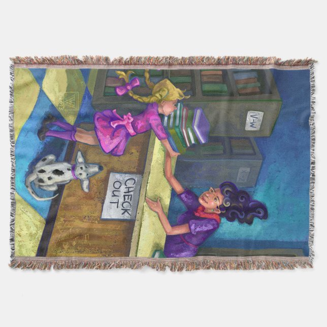 Cobertor Check-out da Biblioteca (Frente)