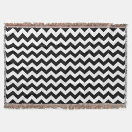 Cobertor Chevron Preto