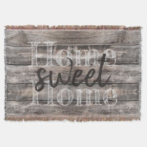 chic rustic HOME SWEET HOME |