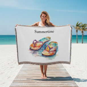 Cobertor Chinelos Rainbow Reef, personalizado