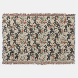 Cobertor Chiniogami Ninja Patterno Joga Banquete