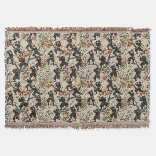 Cobertor Chiniogami Ninja Patterno Joga Banquete