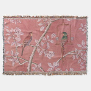 Cobertor Chinoiserie Rosa
