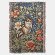 Chipmunk Bonito William Morris Inspirou Floral