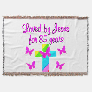 COBERTOR CHRISTIAN AMADO POR JESUS POR 85 ANOS DE DESIGN