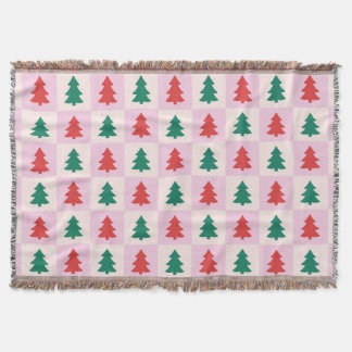 Cobertor Christmas Trees Throw Blanket