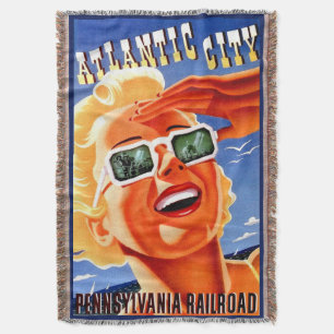 Cobertor Cidade Atlântica via Pennsylvania Railroad