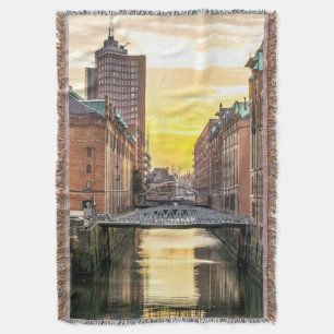 Cobertor Cidade de HamburgoScape