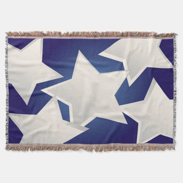 Cobertor Cinco estrelas brancas (Frente)