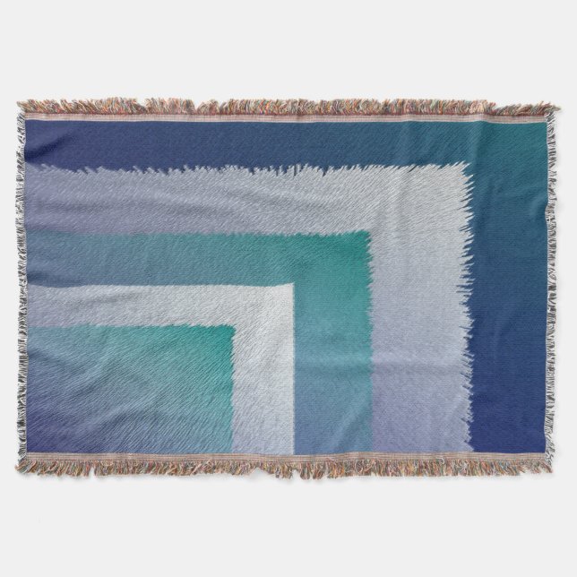 Cobertor cinza azul-lacrimogêneo ex pastel (Frente)