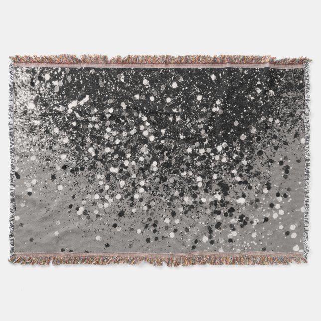 Cobertor Cinza de prata brilha #1 (Frente)