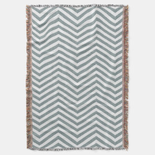 Cobertor Cinza MonoZag Snuggle Ocean