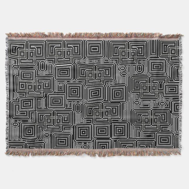 Cobertor Circuit Maze (Frente)