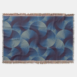 Cobertor Círculos metálicos ilusão óptica, patamar sem cost