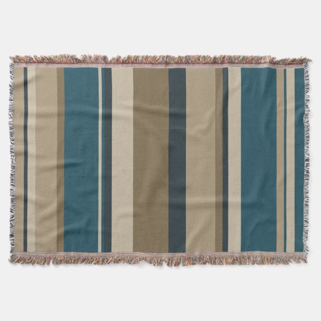 Cobertor Círculos Teais e Toucáveis (Frente)