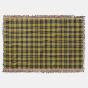 Cobertor Clã Barclay Escocesa Amarelo Tartan Negro