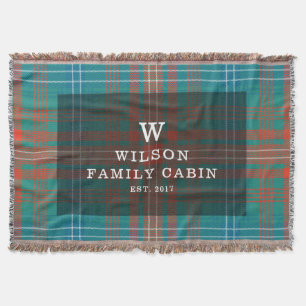 Cobertor Clã Xadrez Clã Wilson Rustic Tartan