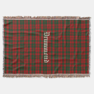 Cobertor Clan Drummond Tartan - Xadrez Personalizada