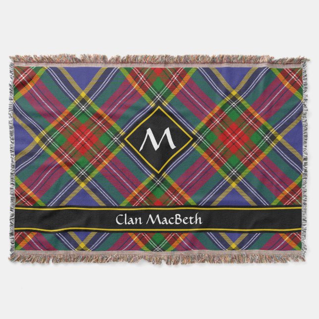 Cobertor Clan MacBeth Tartan Throw Blanket (Frente)