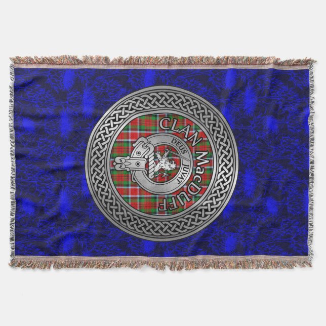 Cobertor Clan MacDuff Crest & Tartan Knot (Frente)