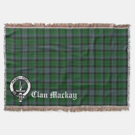 Cobertor Clan Mackay Crest Crachá e Tartan