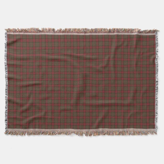 Cobertor Clan Maxwell Weathered Hunting Tartan (Frente)