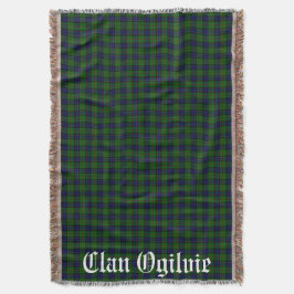 Cobertor Clan Ogilvie Tartan Xadrez