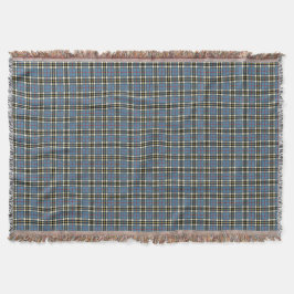 Cobertor Clan Thompson Light Blue Scottish Tartan