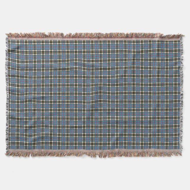 Cobertor Clan Thompson Light Blue Scottish Tartan (Frente)