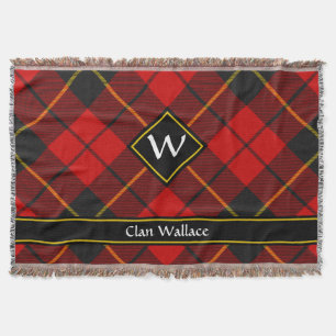 Cobertor Clan Wallace Tartan Throw Blanket