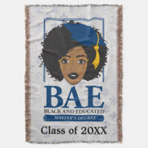 Classe Personalizada de Mestrado Preto e Educado