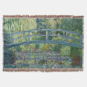 Cobertor Claude Monet - Lago de Nenúfares, Harmonia Verde