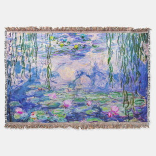 Cobertor Claude Monet - Nenúfares / Ninféias 1919