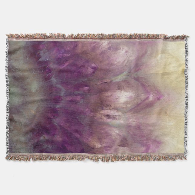 Cobertor Close de uma ametista roxa (Frente)