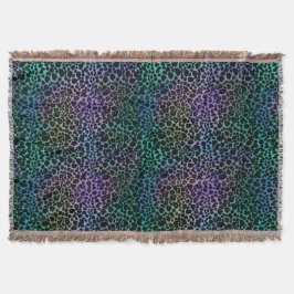 Cobertor Cobertura animal do lance do impressão do leopardo