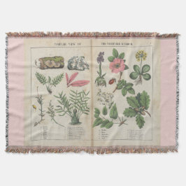 Cobertor Cobertura bonito de Arte Botânica